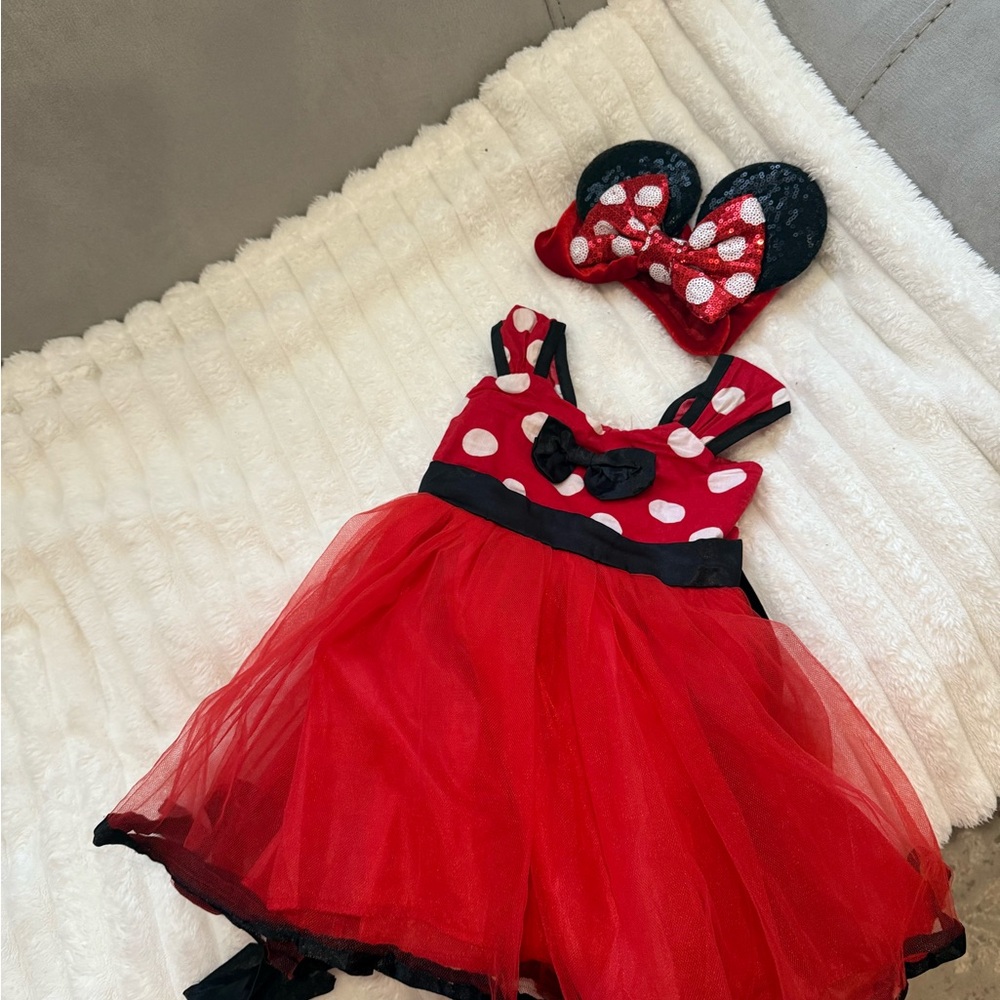 minnie mouse costume with headband
